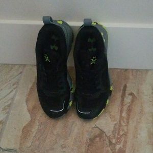 UA Black and Green Shoes